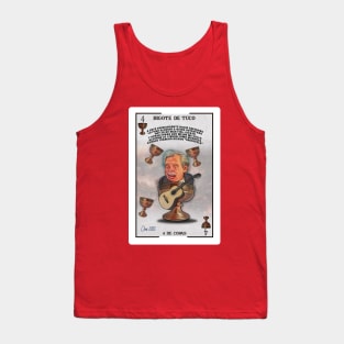 Argentinian President Parody Play Card Tank Top